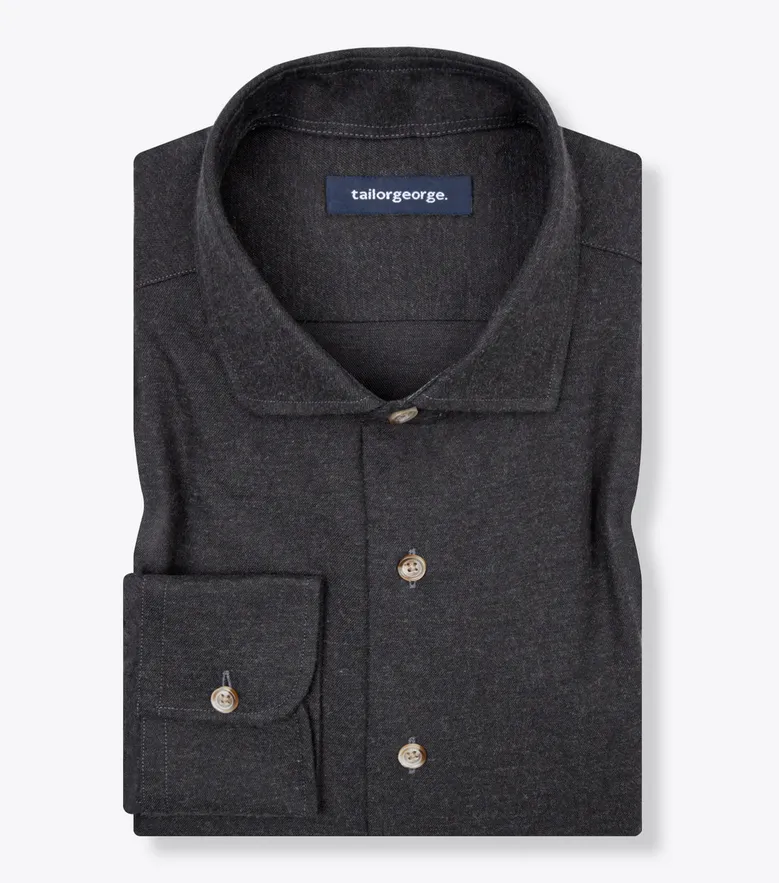 Camicia bianca in popeline facile da stirare