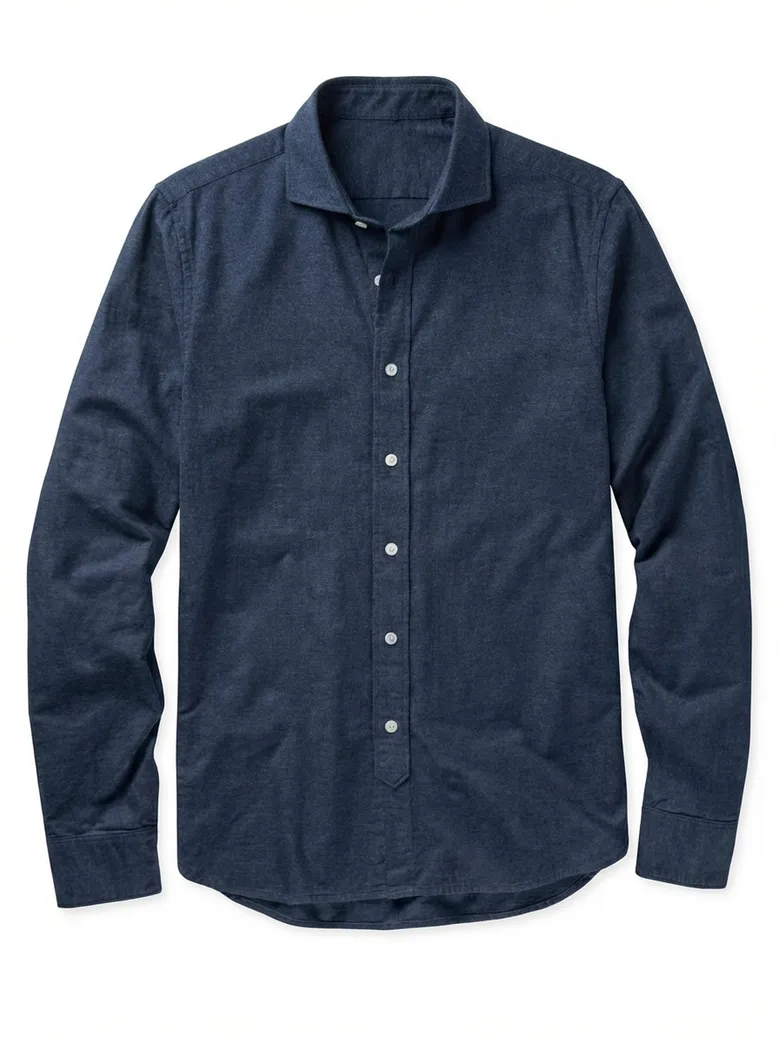 Camicia bianca in popeline facile da stirare