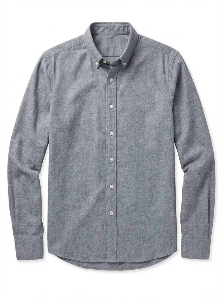 Camicia bianca in popeline facile da stirare