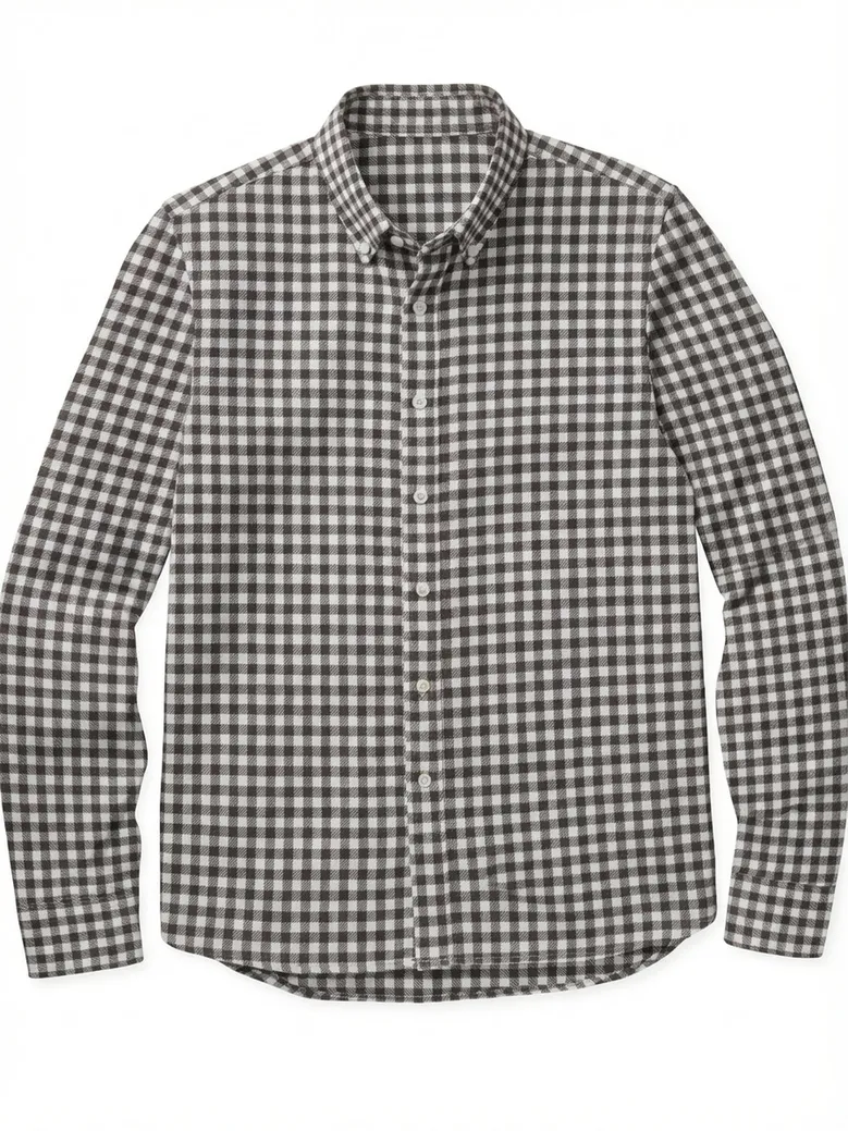Camicia bianca in popeline facile da stirare