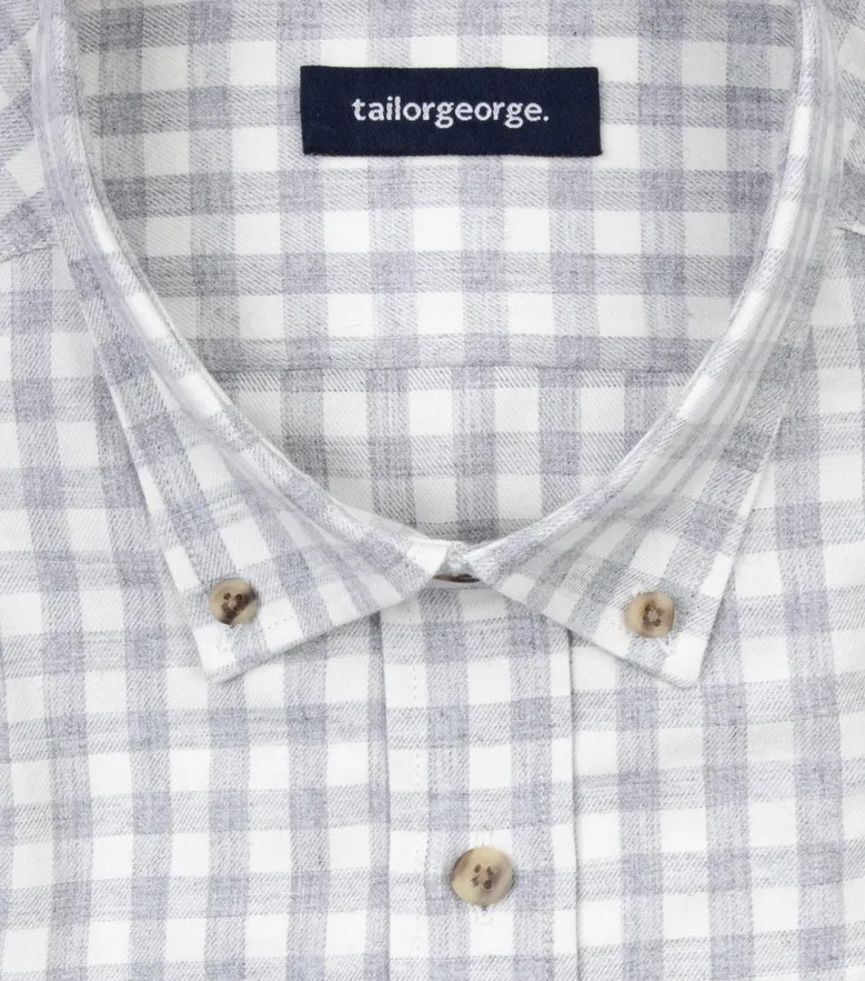 Camicia bianca in popeline facile da stirare