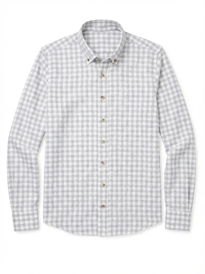 Camicia bianca in popeline facile da stirare