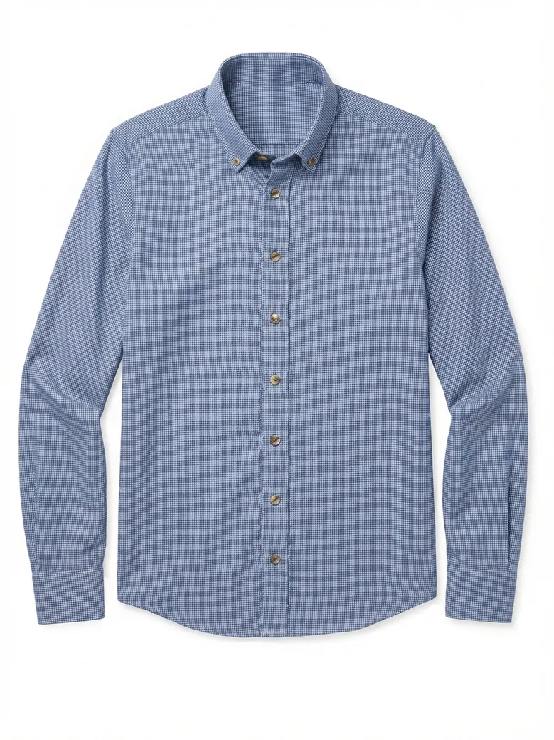 Camicia bianca in popeline facile da stirare