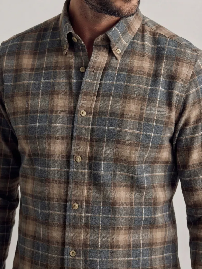 Camicia Thomas Mason Anti-Piega