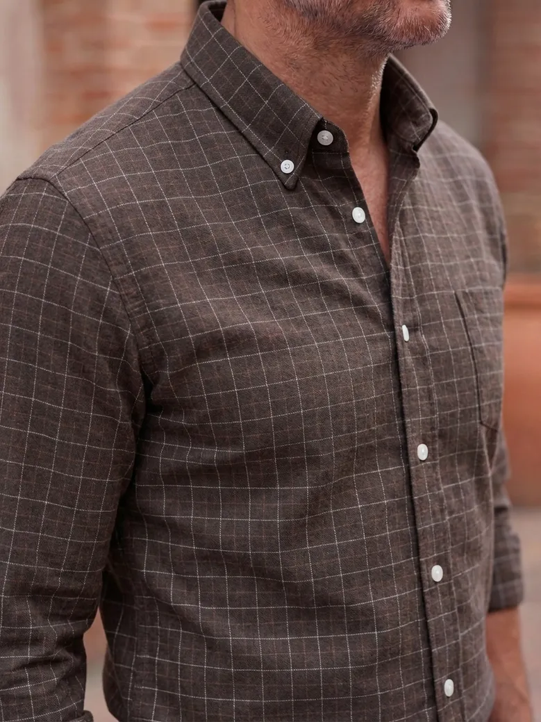 Camicia bianca in popeline facile da stirare