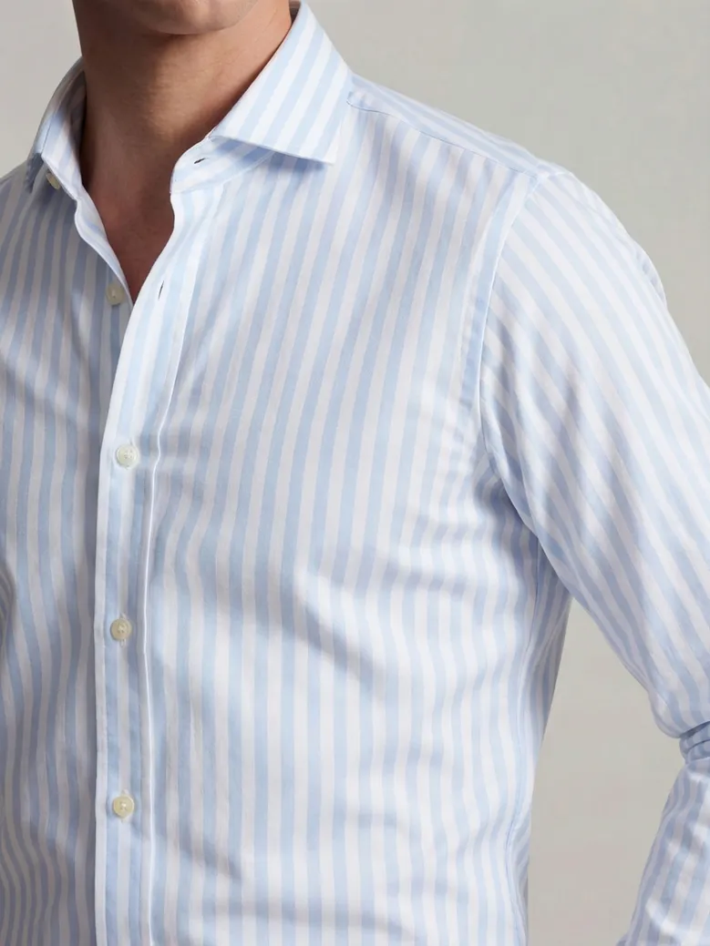 Camicia bianca in popeline facile da stirare