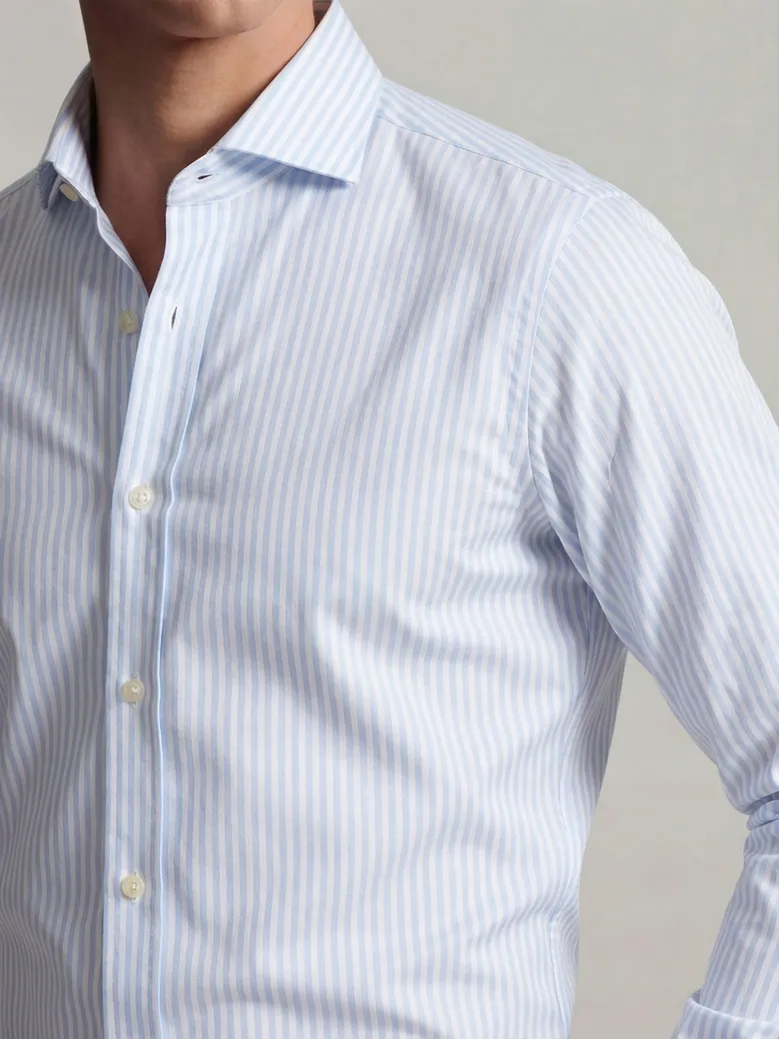 Camicia bianca in popeline facile da stirare