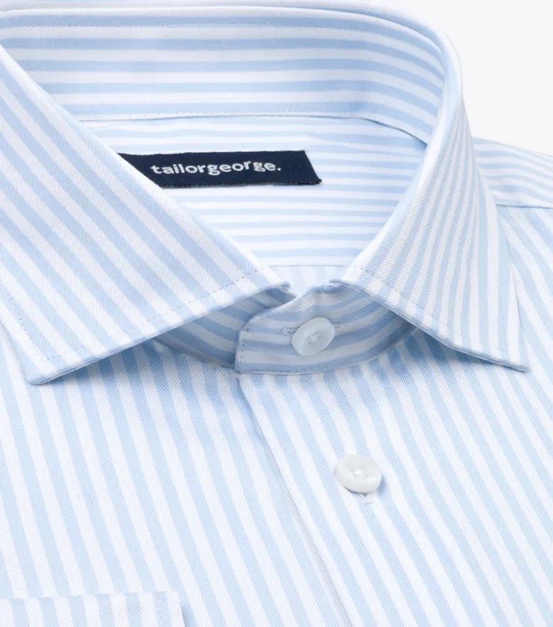 Camicia bianca in popeline facile da stirare