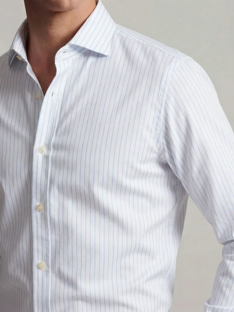 Camicia bianca in popeline facile da stirare
