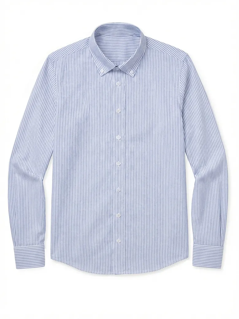 Camicia bianca in popeline facile da stirare