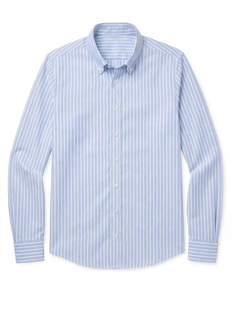 Camicia bianca in popeline facile da stirare