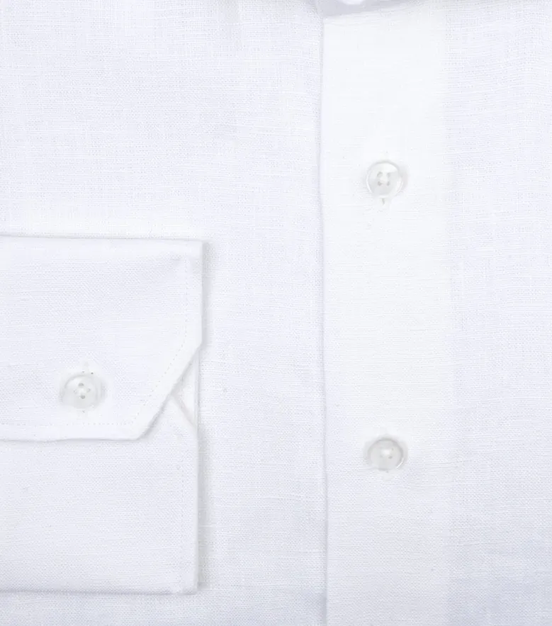 Camicia bianca in popeline facile da stirare