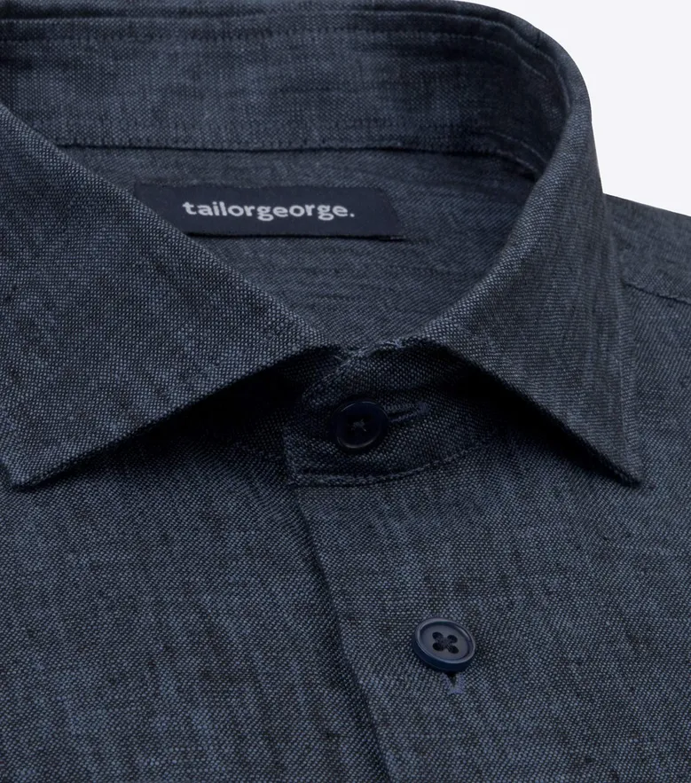 Camicia bianca in popeline facile da stirare