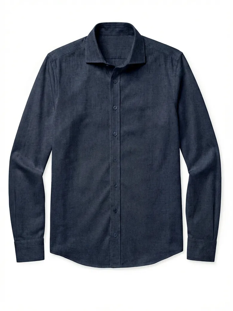 Camicia bianca in popeline facile da stirare