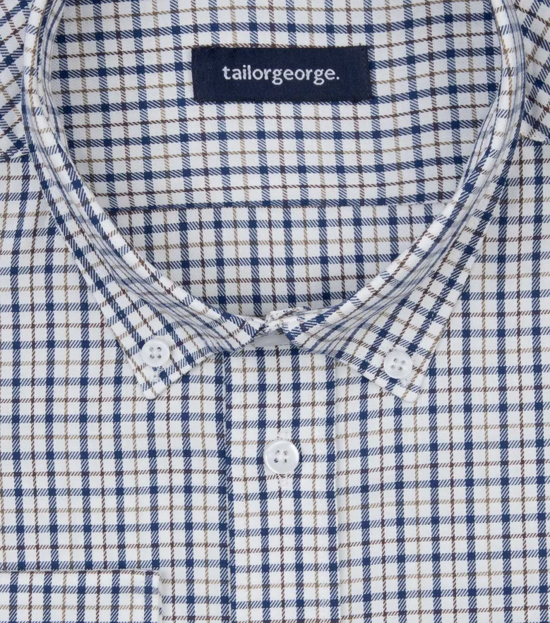 Camicia bianca in popeline facile da stirare