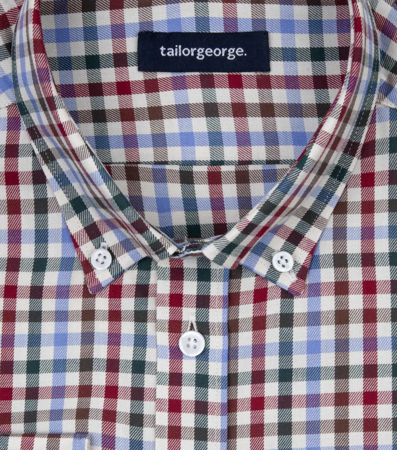 Camicia bianca in popeline facile da stirare
