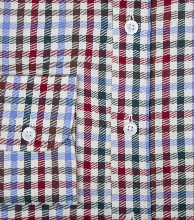 Camicia bianca in popeline facile da stirare