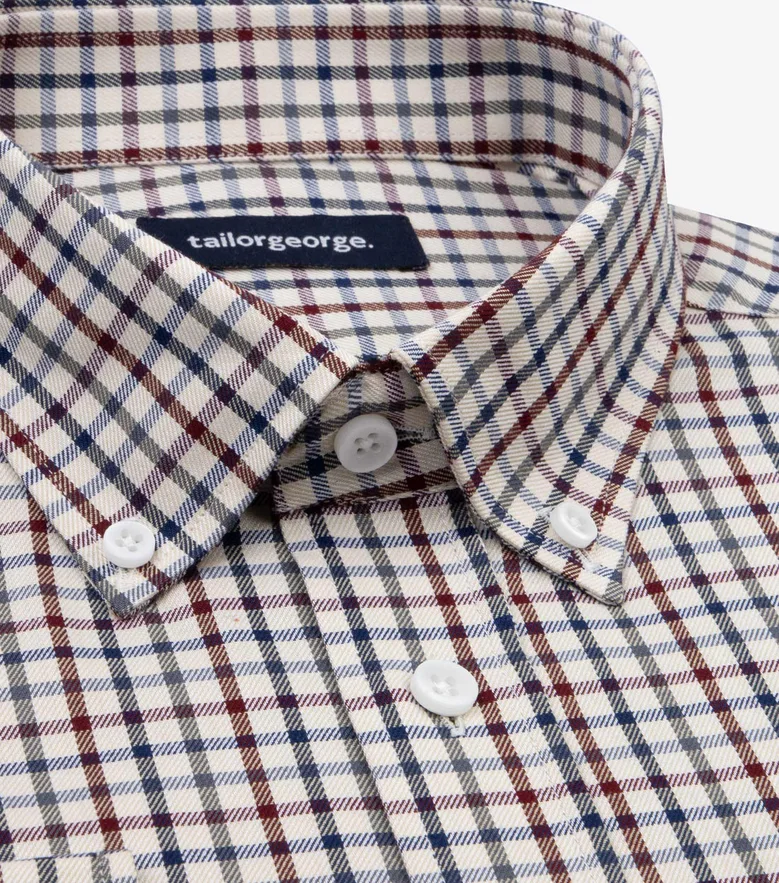 Camicia bianca in popeline facile da stirare