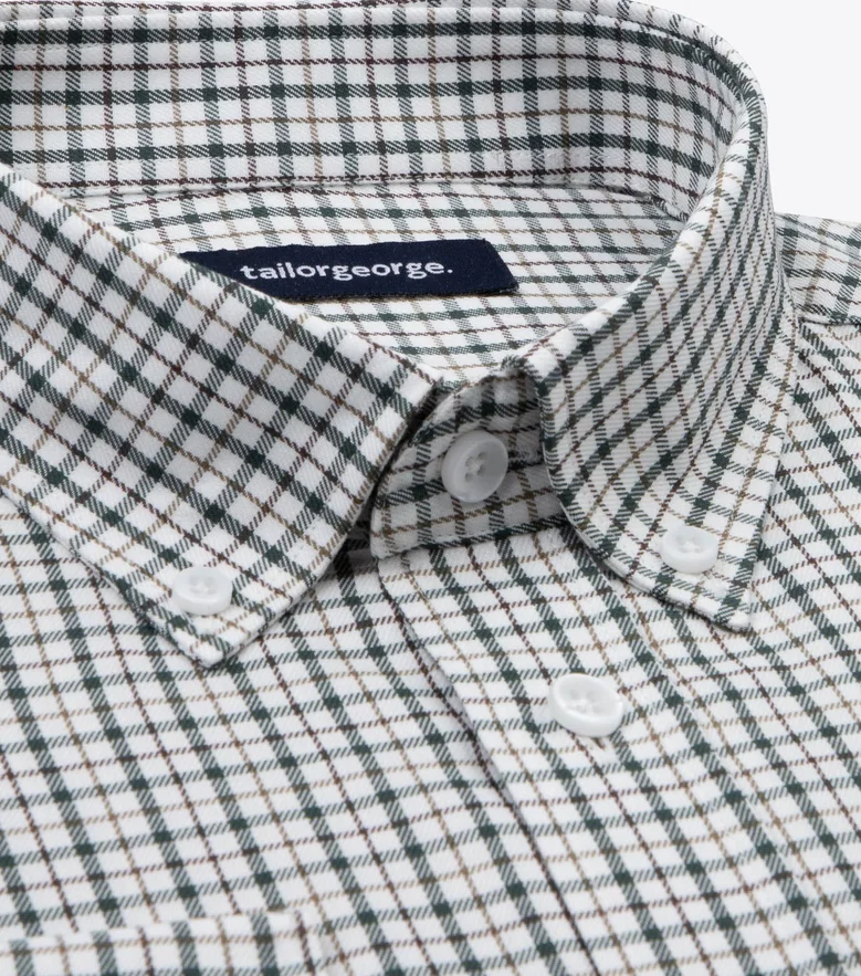 Camicia bianca in popeline facile da stirare