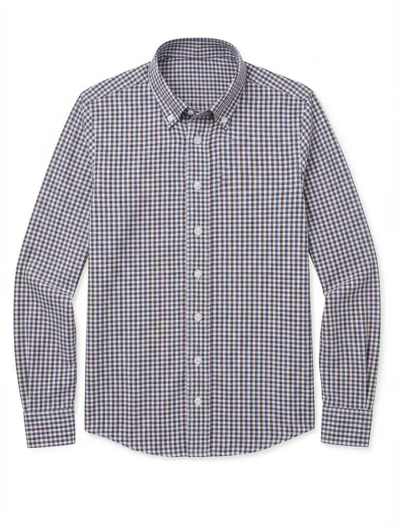 Camicia bianca in popeline facile da stirare