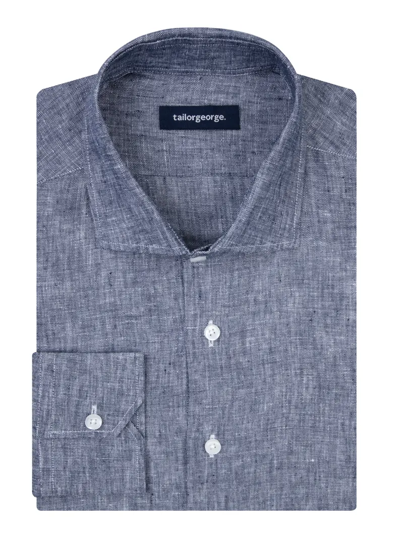 Camicia bianca in popeline facile da stirare