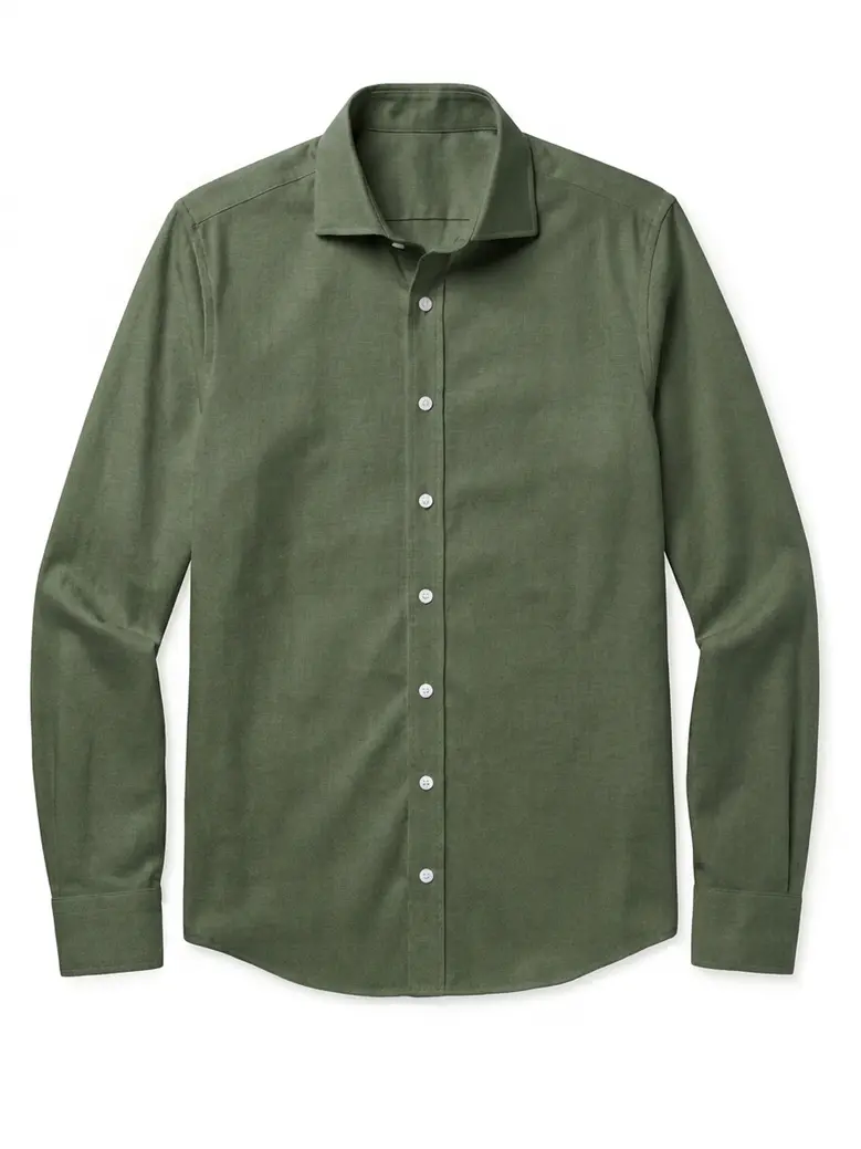Camicia bianca in popeline facile da stirare