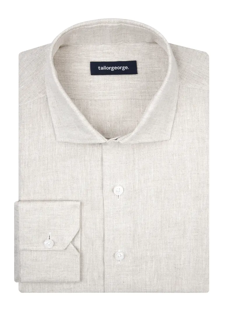 Camicia bianca in popeline facile da stirare