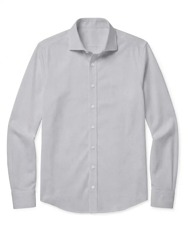 Camicia bianca in popeline facile da stirare