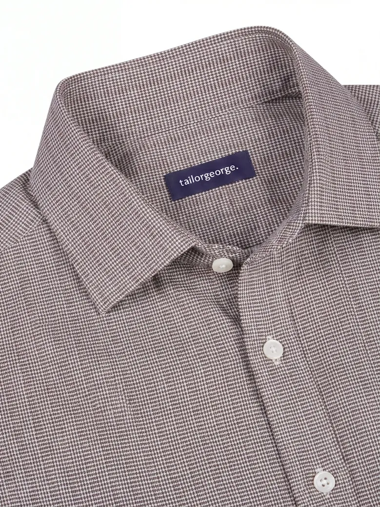 Camicia bianca in popeline facile da stirare