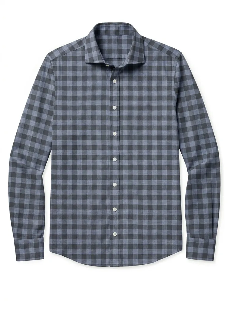 Camicia bianca in popeline facile da stirare