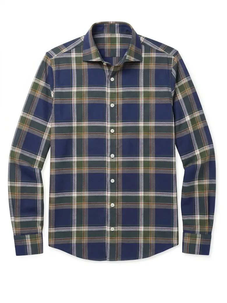 Camicia bianca in popeline facile da stirare