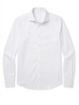 Camicia bianca semplice e facile da stirare