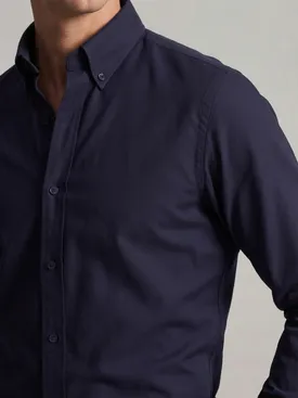 Camicia Oxford americana pesante blu navy