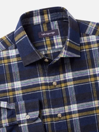 Camicia in lino spessa