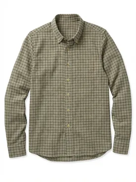 Camicia Flanella a quadri verde