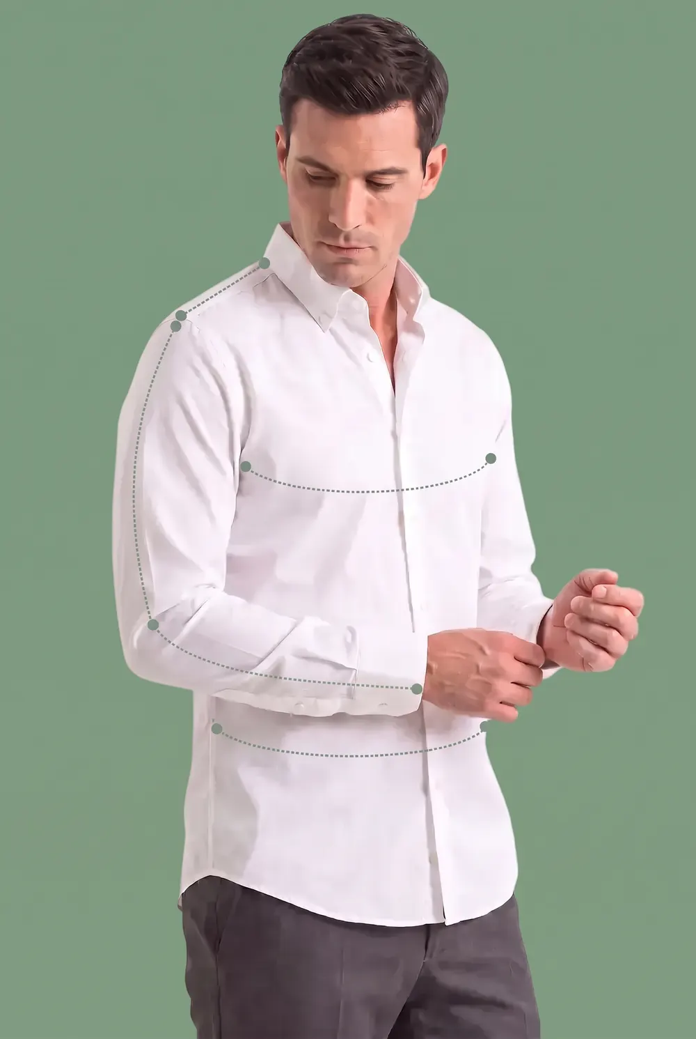 Camicia Thomas Mason Anti-Piega