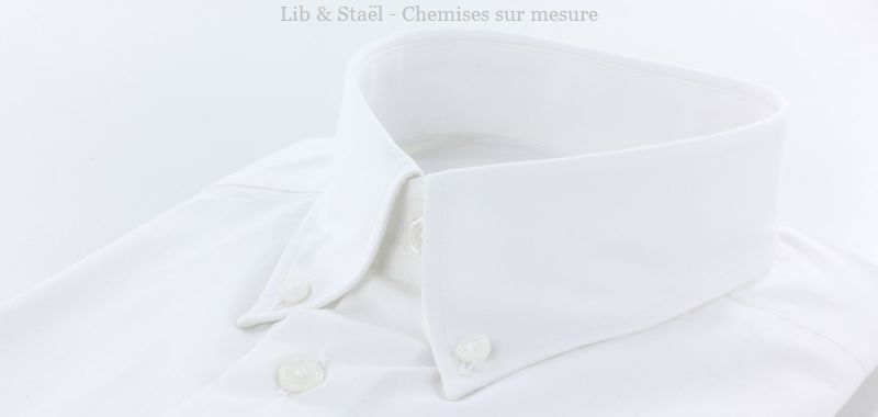 Camicia bianca in popeline facile da stirare