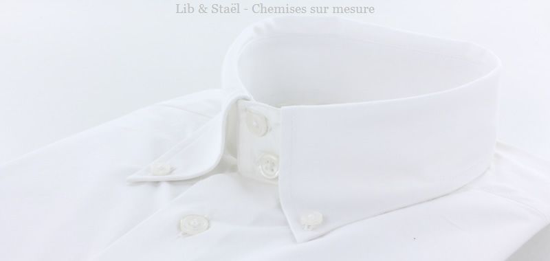 Camicia bianca in popeline facile da stirare
