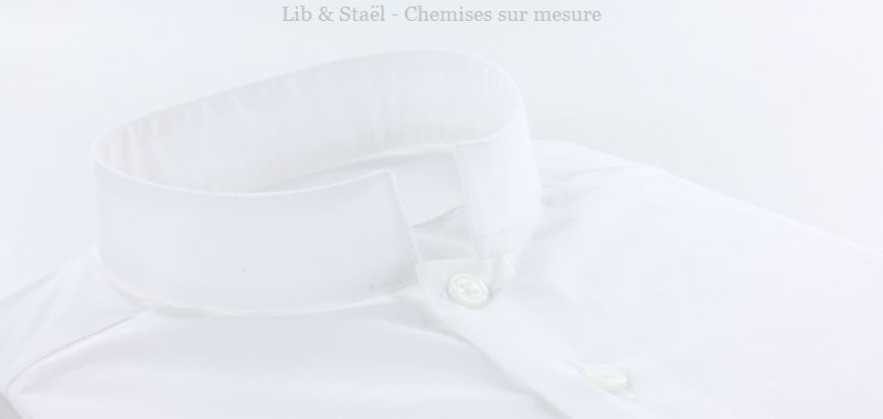 Camicia bianca in popeline facile da stirare