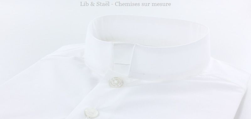 Camicia bianca in popeline facile da stirare