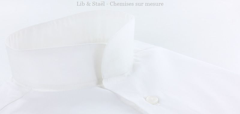 Camicia bianca in popeline facile da stirare