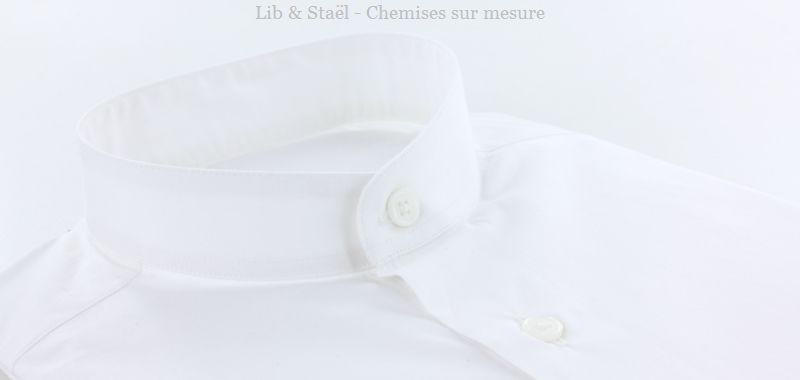 Camicia bianca in popeline facile da stirare